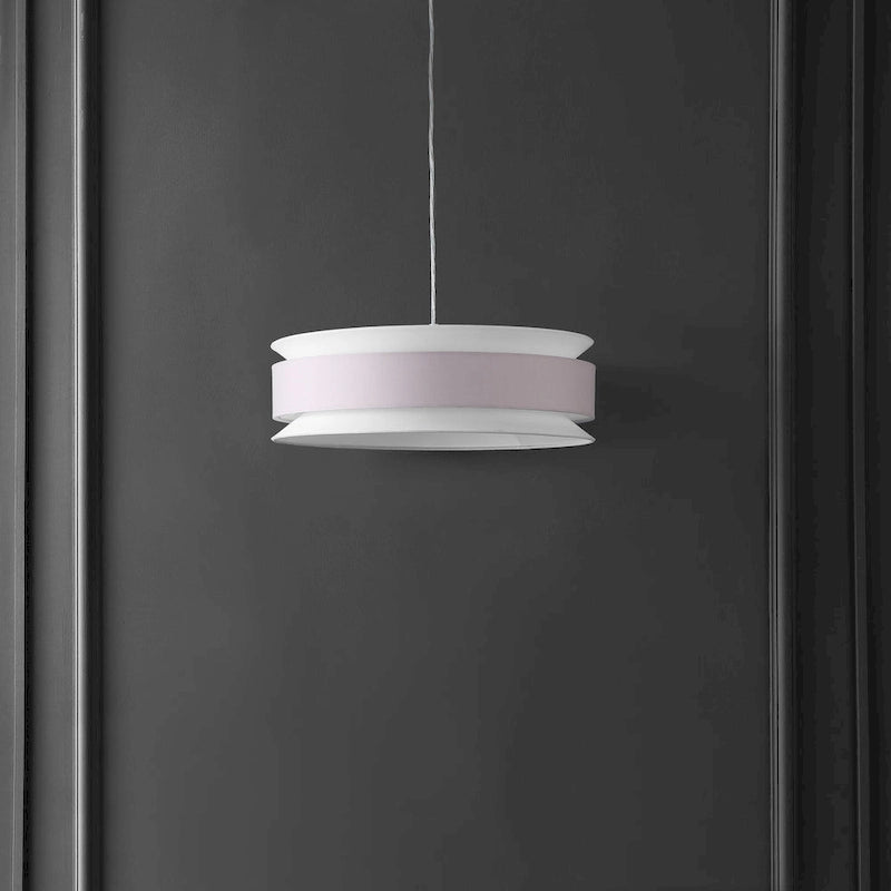 Suspension extensible SAFAVIEH Lighting Aivo - 50,8 cm L x 50,8 cm P x 64,8 cm H - Crème/Blanc - 50,8 cm L x 50,8 cm P x 175,3 cm H