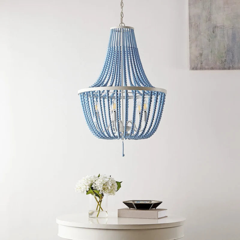 Suspension Fedosia 5 lumières de SAFAVIEH Lighting - 5 lumières - 56 cm (L) x 56 cm (P) x 81 cm (H)