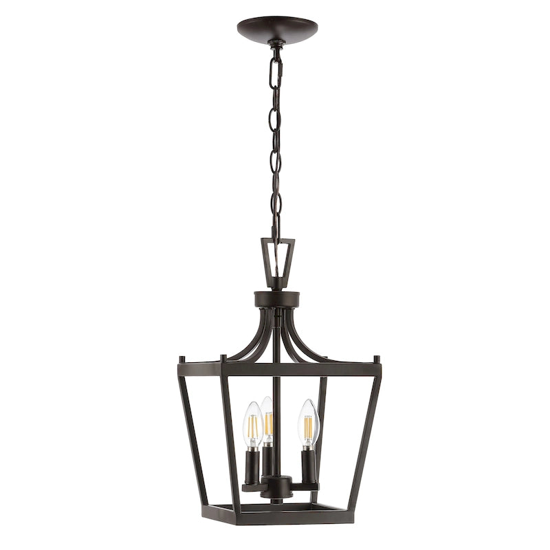 Suspension Soka 3 lumières de SAFAVIEH Lighting - 10 x 10 x 21-93 - 10L x 10P x 93H
