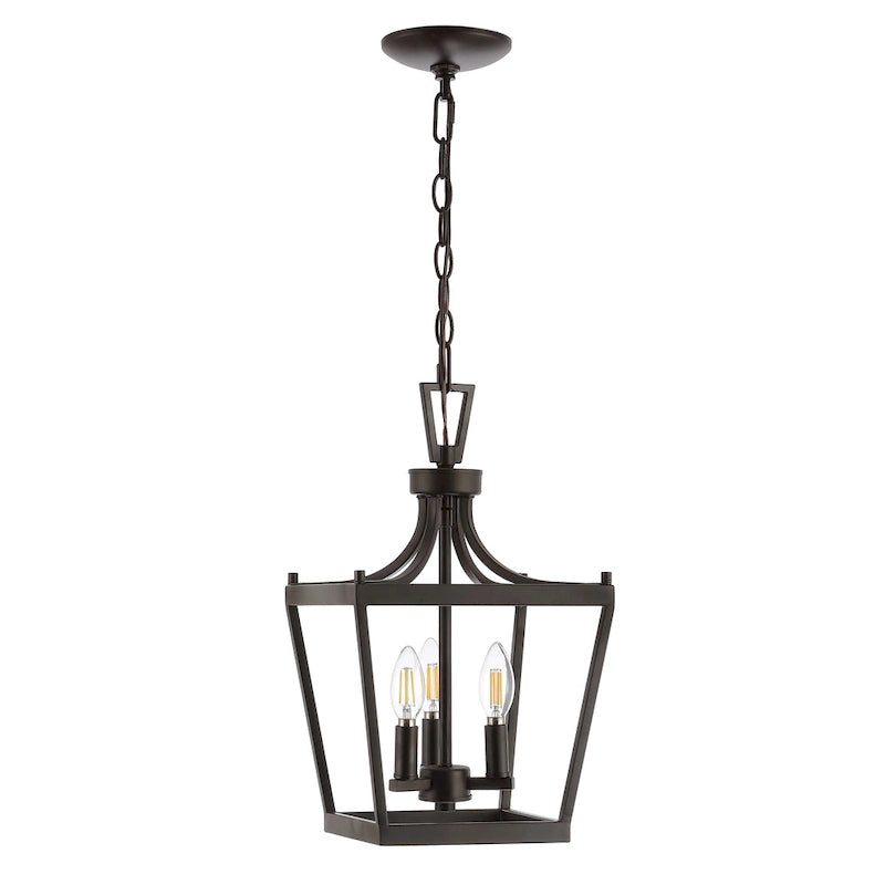Suspension Soka 3 lumières de SAFAVIEH Lighting - 10 x 10 x 21-93 - 10L x 10P x 93H