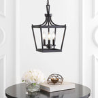 Suspension Soka 3 lumières de SAFAVIEH Lighting - 10 x 10 x 21-93 - 10L x 10P x 93H