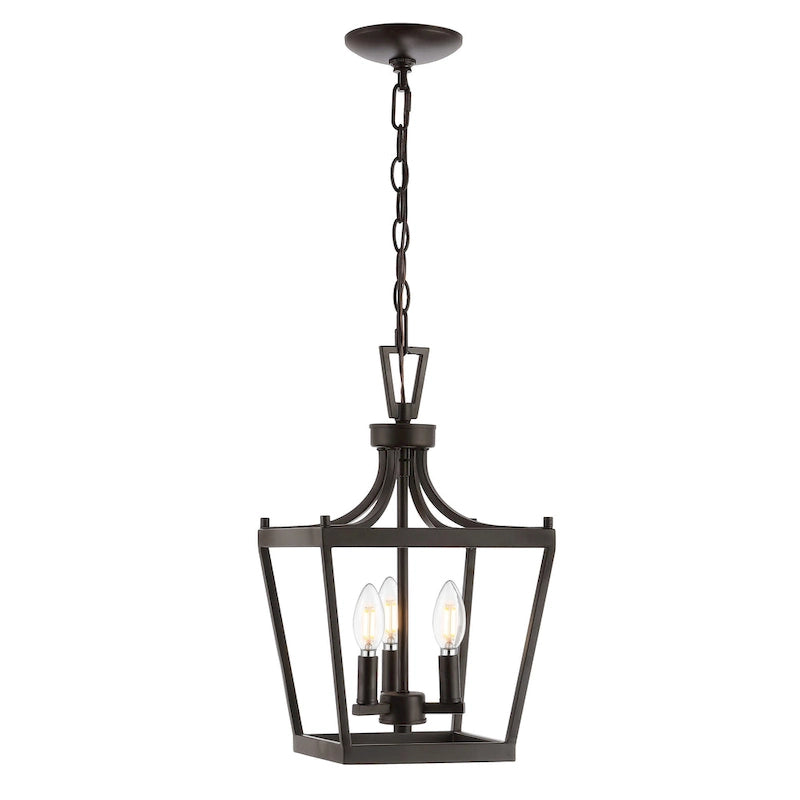 Suspension Soka 3 lumières de SAFAVIEH Lighting - 10 x 10 x 21-93 - 10L x 10P x 93H