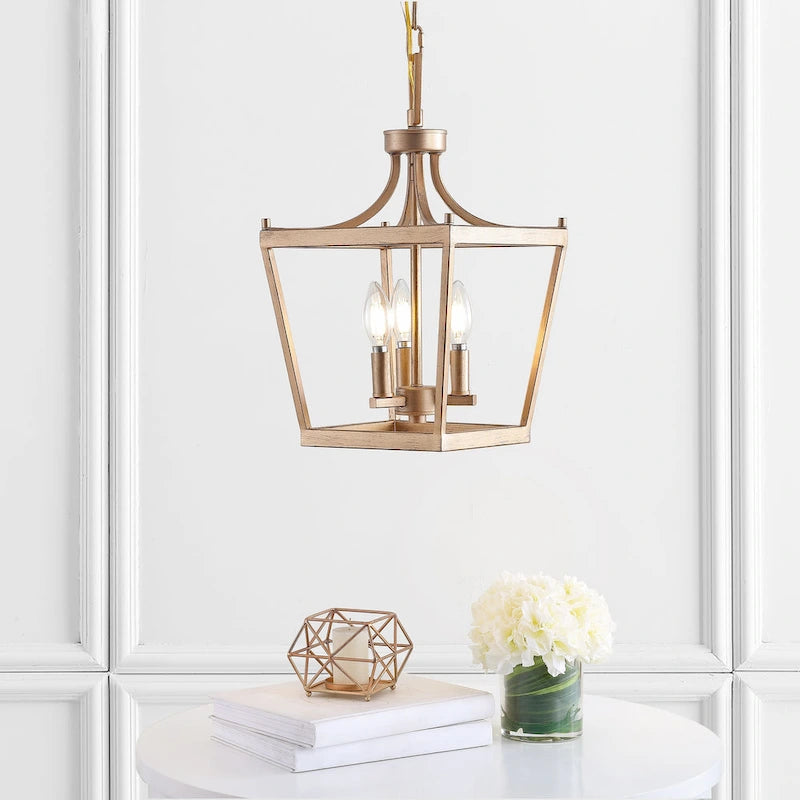 Suspension Soka 3 lumières de SAFAVIEH Lighting - 10 x 10 x 21-93 - 10L x 10P x 93H