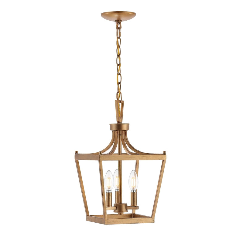 Suspension Soka 3 lumières de SAFAVIEH Lighting - 10 x 10 x 21-93 - 10L x 10P x 93H