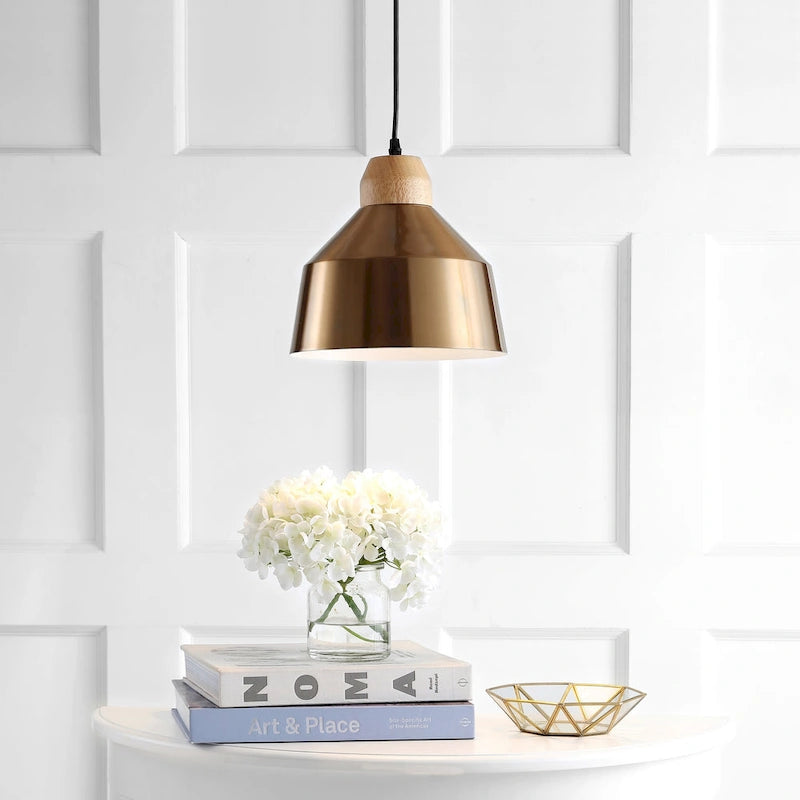 Suspension LED SAFAVIEH Lighting Snowflake, 1 lumière, réglable, finition nickel - 10,25 x 10,25 x 11,3 x 83,3 cm - 10 x 10 x 83 cm (L x P x H)