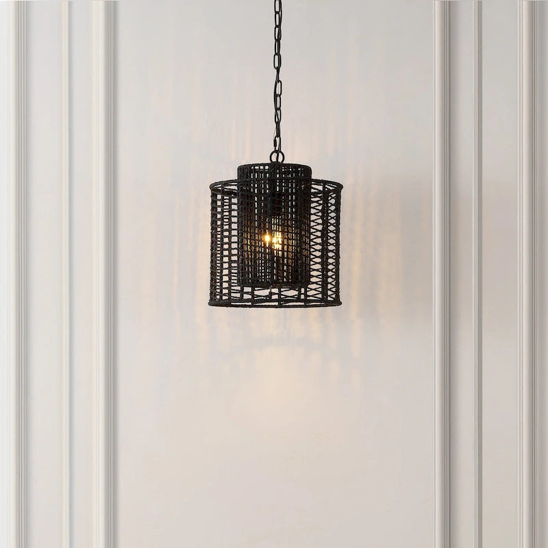 Suspension Gudula 12 de SAFAVIEH Lighting - 12 po L x 12 po P x 78 po H