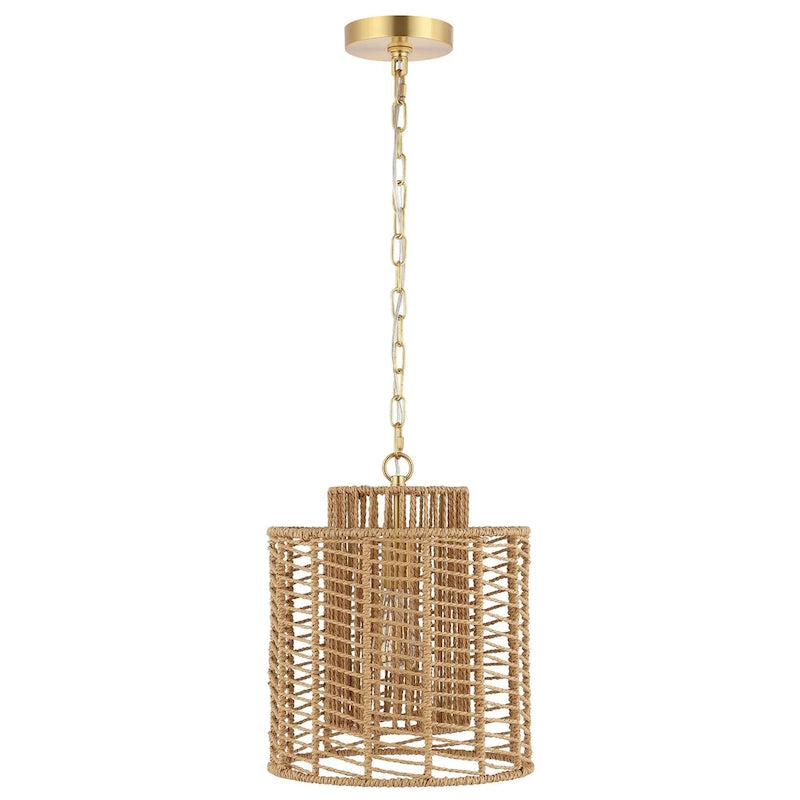 Suspension Gudula 12 de SAFAVIEH Lighting - 12 po L x 12 po P x 78 po H