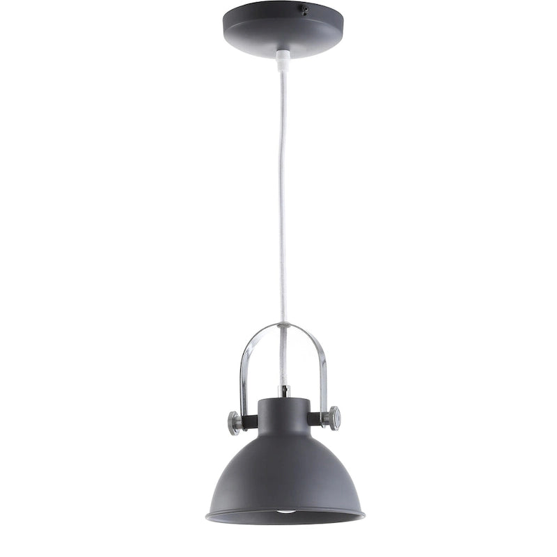 Suspension LED blanche réglable Orhideea de SAFAVIEH Lighting (1 lumière) - 15,9 x 15,9 x 25,4 cm (6 x 6 x 82 cm) - 15,2 x 15,2 x 20,3 cm (6 x 6 x 82 cm)