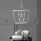 Suspension Ghida 8 lumières de SAFAVIEH Lighting - 20 x 20 x 37,5-109,5 cm - 20 cm L x 20 cm P x 110 cm H