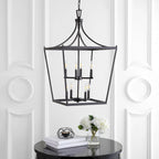 Suspension Ghida 8 lumières de SAFAVIEH Lighting - 20 x 20 x 37,5-109,5 cm - 20 cm L x 20 cm P x 110 cm H