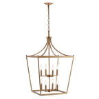 Suspension Ghida 8 lumières de SAFAVIEH Lighting - 20 x 20 x 37,5-109,5 cm - 20 cm L x 20 cm P x 110 cm H