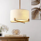 SAFAVIEH Lighting Kolfinna Pendant - 14  x 14  x 7  - Brass - 14Wx14Dx46H