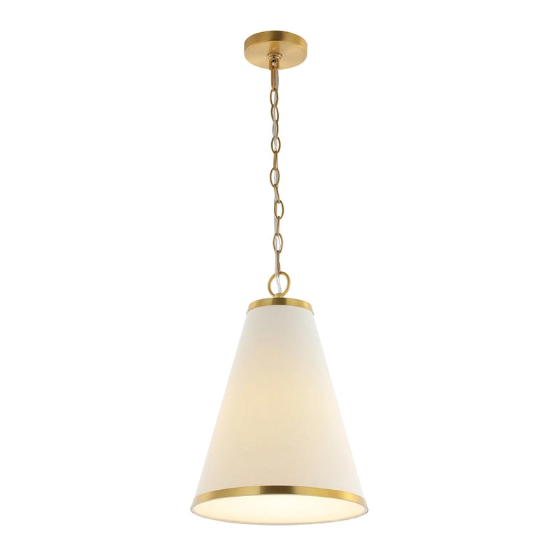 Suspension SAFAVIEH Lighting Utta 30,5 cm (12 po) - 30,5 cm (12 po) L x 30,5 cm (12 po) P x 54,5 cm (21,93 po) H - Or - 30,5 cm (12 po) L x 30,5 cm (12 po) P x 24,5 cm (93 po) H