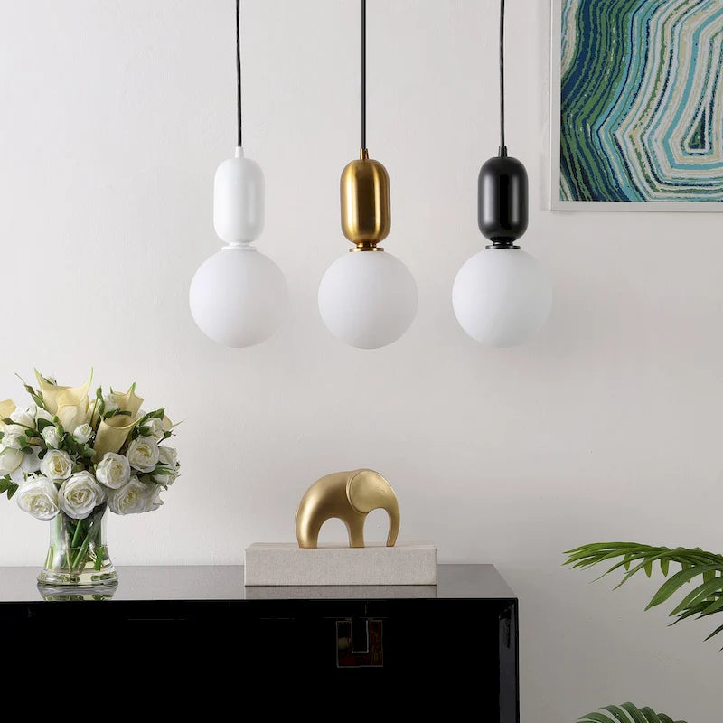 Ensemble de 3 suspensions SAFAVIEH Kobie 15 cm (6 po) - 15 cm (6 po) L x 15 cm (6 po) P x 33 à 183 cm (13 à 72 po) H - Couleurs assorties - 15 cm (6 po) L x 15 cm (6 po) P x 183 cm (72 po) H