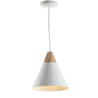 Suspension LED grise Taimi réglable à 1 lumière de SAFAVIEH Lighting - 10 x 10 x 12,9-84,9 cm - 10 x 10 x 85 cm (L x P x H)