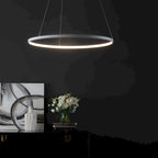 SAFAVIEH Lighting Adje 74-inch Modern White Adjustable LED Pendant - 24  W x 24  L x 12-74  H - 24Wx24Dx61H
