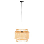 Suspension SAFAVIEH Gundela 51 cm (20 po) - 51 cm (20 po) L x 51 cm (20 po) P x 41 cm (16 po) H - Naturel - 51 cm (20 po) L x 51 cm (20 po) P x 41 cm (16 po) H