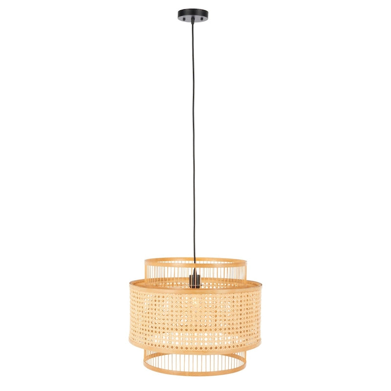 Suspension SAFAVIEH Gundela 51 cm (20 po) - 51 cm (20 po) L x 51 cm (20 po) P x 41 cm (16 po) H - Naturel - 51 cm (20 po) L x 51 cm (20 po) P x 41 cm (16 po) H