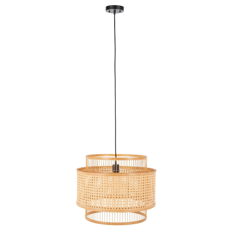 Suspension SAFAVIEH Gundela 51 cm (20 po) - 51 cm (20 po) L x 51 cm (20 po) P x 41 cm (16 po) H - Naturel - 51 cm (20 po) L x 51 cm (20 po) P x 41 cm (16 po) H