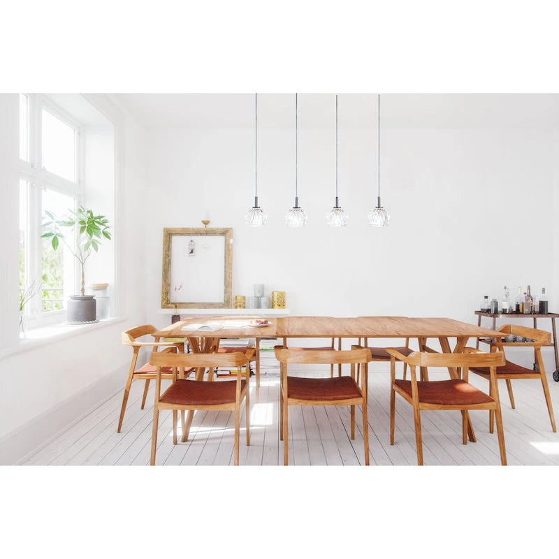 Suspension Mura de SAFAVIEH Lighting - 30,5 x 4,5 x 11,25-79,25 - Blanc antique - 31L x 5P x 79H