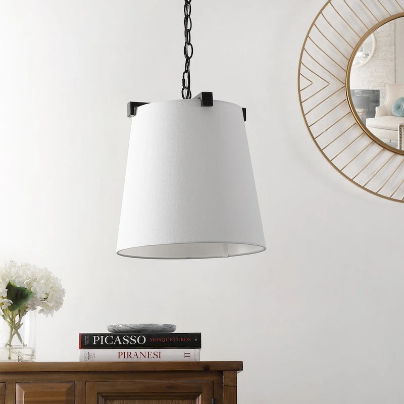 Suspension Caridad de SAFAVIEH Lighting - 13 x 13 x 13 cm - Bronze huilé - 13 cm (L) x 13 cm (P) x 88 cm (H)