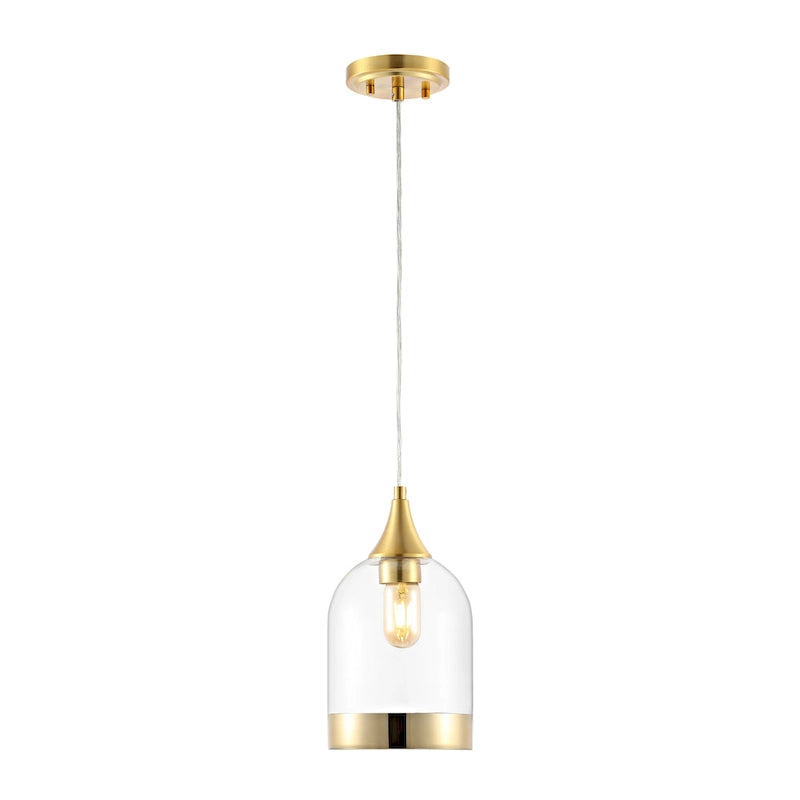 Suspension Anouschka 17 cm (6,7 pouces) de SAFAVIEH Lighting - 25,4 cm (10 pouces) L x 25,4 cm (10 pouces) P x 30,5 cm (12 pouces) H - Or
