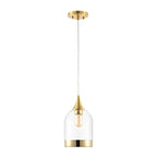Suspension Anouschka 17 cm (6,7 pouces) de SAFAVIEH Lighting - 25,4 cm (10 pouces) L x 25,4 cm (10 pouces) P x 30,5 cm (12 pouces) H - Or