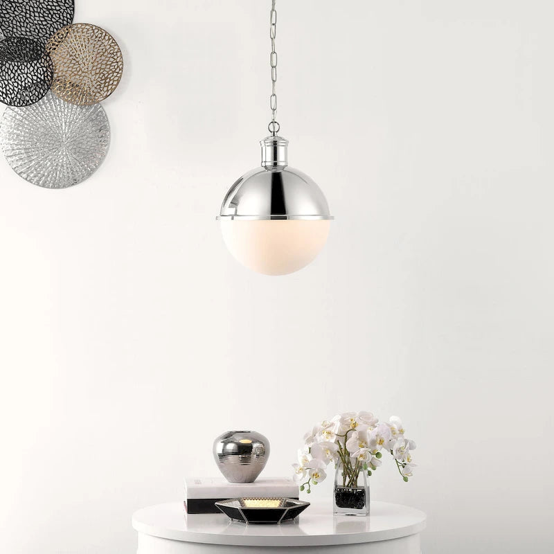 Suspension SAFAVIEH Lighting Gulseven 32,3 cm (12,7 pouces) - 33 cm (13 po) L x 33 cm (13 po) P x 46 cm (18 po) H
