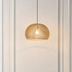 SAFAVIEH Lighting Sinela Extendable Pendant - 18 In. W x 18 In. D x 13-72 In. H - Natural - 18Wx18Dx72H