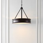 SAFAVIEH Lighting Torbjorg 4-light 19.5-inch Pendant - 20  W x 20  D x 22-94  H - Oil Rubbed Bronze - 20Wx20Dx94H