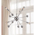 SAFAVIEH Lighting Anitra 25-inch Sputnik 6-Light Chrome Adjustable Pendant Lamp - 24.75 x24.75 x22-94  - 25Wx25Dx94H