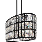 Lustre linéaire Gibson à 5 lumières, noir mat