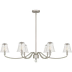 Lustre linéaire McKinney à 6 lumières en nickel brossé