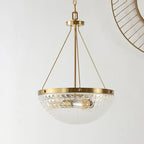 Suspension Thorin 3LT de SAFAVIEH Lighting, 42 cm (16,5 po) - 43,2 cm (17 po) L x 43,2 cm (17 po) P x 259 cm (102 po) H