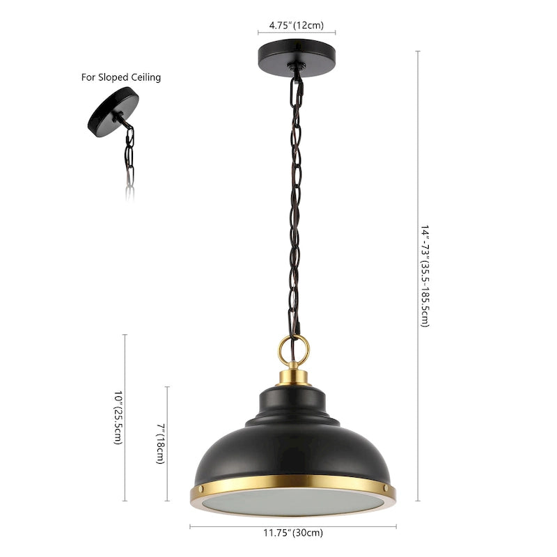 Suspension SAFAVIEH Bastion 30,5 cm (12 po) - 30,5 cm (12 po) L x 30,5 cm (12 po) P x 185,5 cm (73 po) H