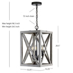 SAFAVIEH Suspension Rabea - 12 L x 12 P x 73 H