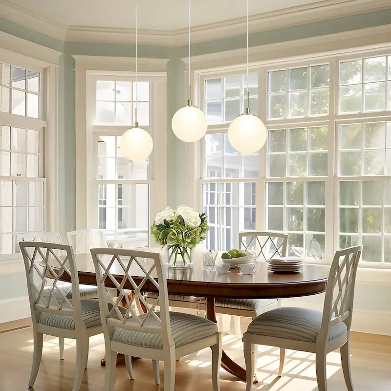 Lustre moderne à 3 lumières LED dorées, éclairage linéaire en verre pour îlot de salle à manger - 23