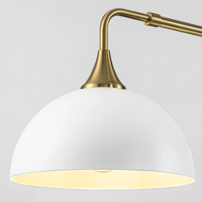 Suspensions linéaires industrielles à 3 lumières en forme de dôme pour îlot de cuisine