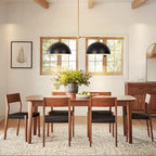 Suspension linéaire industrielle noire moderne à 2 lumières en forme de dôme pour îlot de cuisine - 98 cm (L) x 29 cm (H) x 38 cm (P)