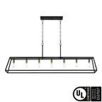 7-light Large Modern Farmhouse Kitchen Island Lighting - 55 