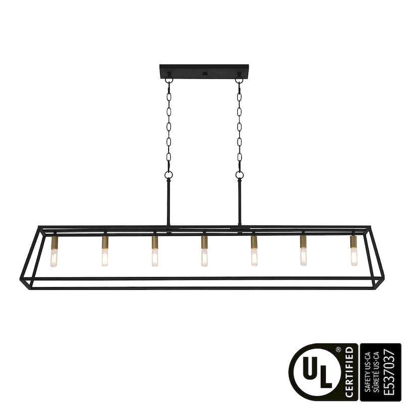 7-light Large Modern Farmhouse Kitchen Island Lighting - 55 