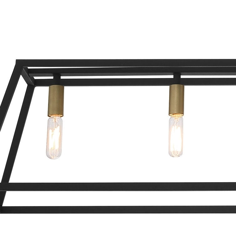 Luminaire pour îlot de cuisine moderne de style ferme, 7 lumières - 55