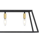Luminaire pour îlot de cuisine moderne de style ferme, 7 lumières - 55
