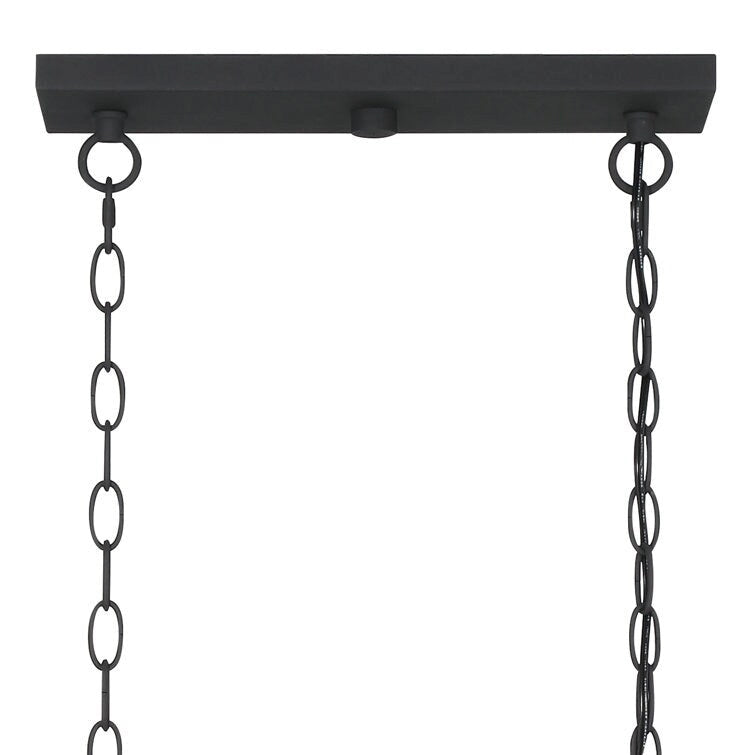 Luminaire pour îlot de cuisine moderne de style ferme, 7 lumières - 55