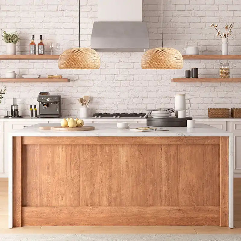 Pendentif en bambou en forme de bol Astrid d'INK+IVY