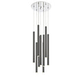 Forest 9 Light Island/Billiard in Chrome