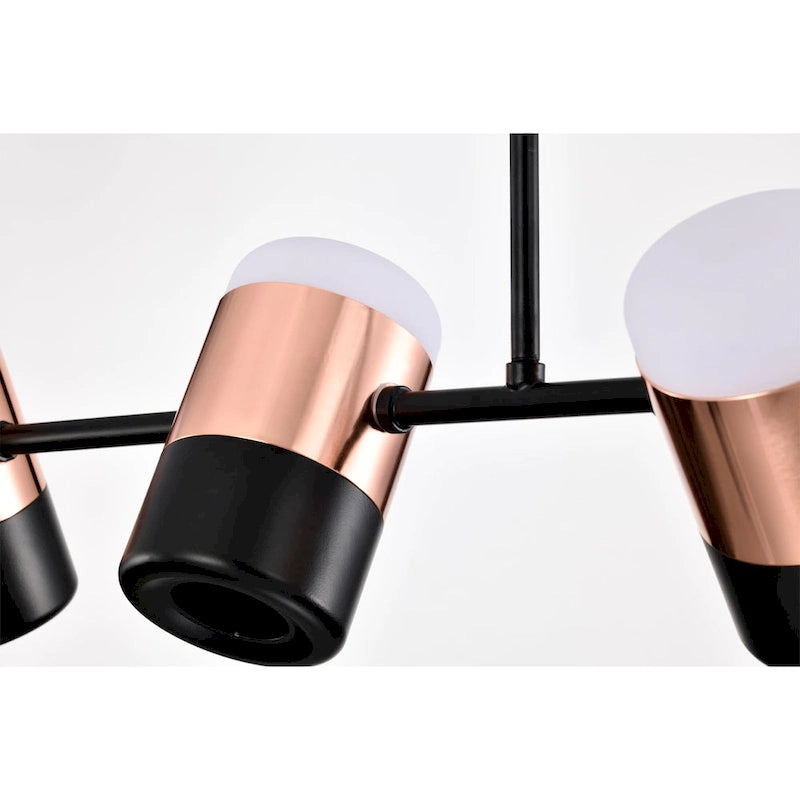 Îlot de cuisine réglable Witny de 122 cm avec 6 lumières