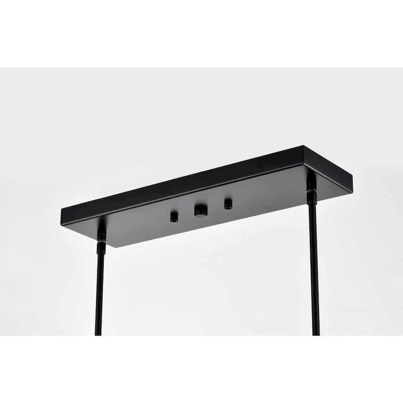 Îlot de cuisine réglable Witny de 122 cm avec 6 lumières