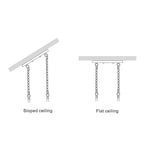 Lustre de style campagnard à 5 lumières, aspect bois, pour îlot de cuisine - L26 x l10,2 x H19,7