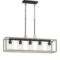 Lustre moderne linéaire Acroma à 5 lumières de 94 cm (37 po) - Certifié UL - 97 cm (38 po)